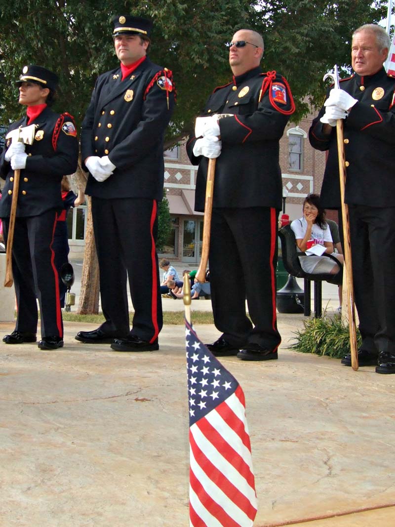 BFD and  ESC Honor GuardsMilitary Vet Tribute 2012